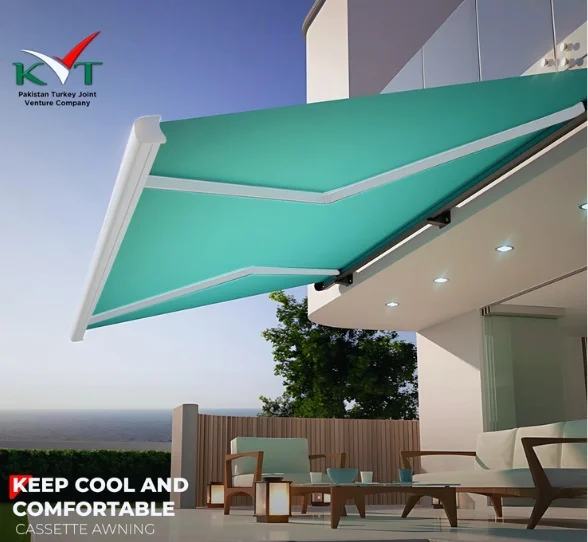 Full Cassette Motorized Awnings By KVT Pakistan