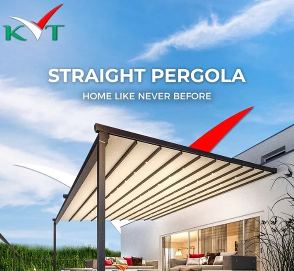 Shade in Style With KVT Pakistan's Straight Pergolas