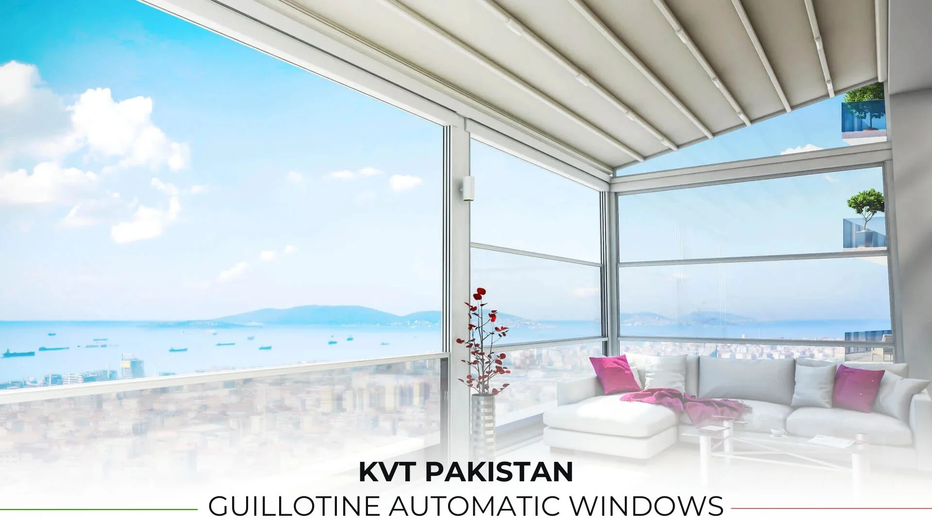 Guillotine Automatic Windows in Pakistan – Best Motorized Window System